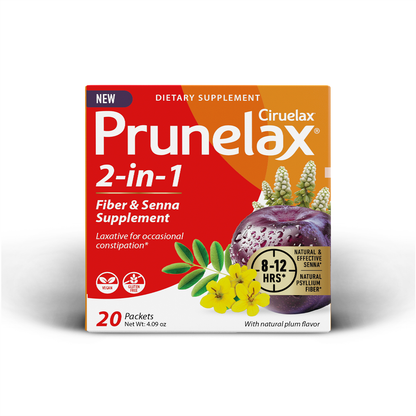 Prunelax Ciruelax 2-in-1 Fiber & Senna Supplement