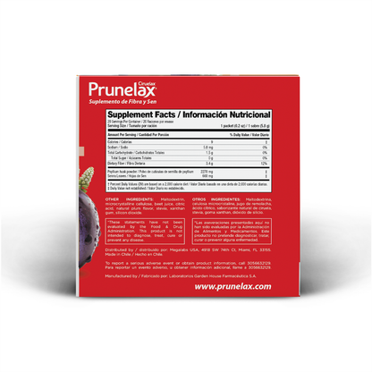 Prunelax Ciruelax 2-in-1 Fiber & Senna Supplement