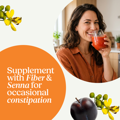 Prunelax Ciruelax 2-in-1 Fiber & Senna Supplement
