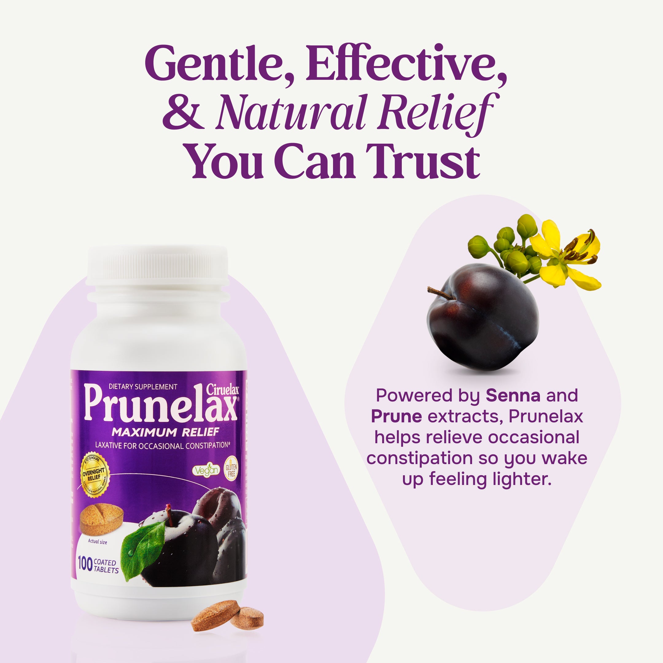 Prunelax® Ciruelax Maximum Relief Tablets